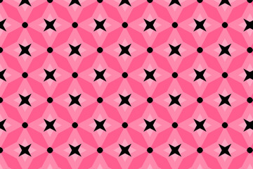 seamless pattern with black and pink