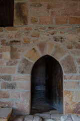 Door of the Roman Church of San Cristobal del Monte