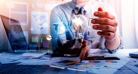 Fingerprint Biometric Digital Scan Technology. Graphic interface showing man finger with print scanning identification. Concept of digital security and private data access by use fingerprint scanner.