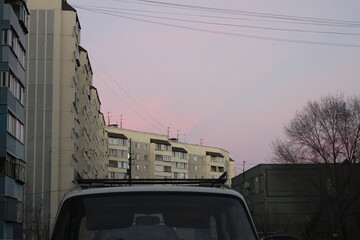 cars on the street