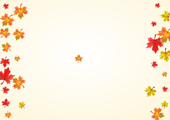 Green Plant Background Beige Vector. Floral Realistic Template. Ocher Bright Leaves. Decor Leaf Texture.