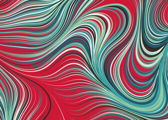 Abstract Perlin Noise Geometric Pattern generative computational art illustration