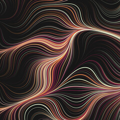Abstract Perlin Noise Geometric Pattern generative computational art illustration