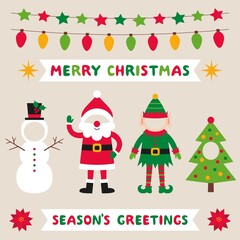 Christmas photo booth collection