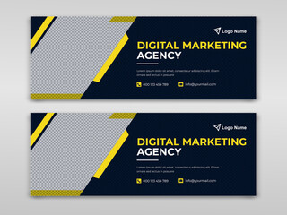 Digital Marketing facebook business cover design template