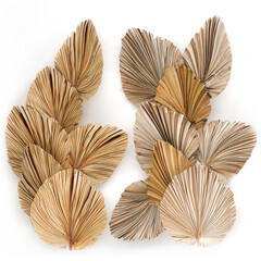 wall panel made of dry palm leaves