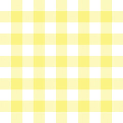 Table cloth pattern in yellow and white color. Cross straight line in yellow color on white background, Texture for textile products.