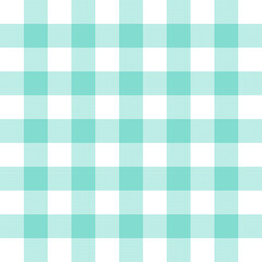 Table cloth pattern in blue and white color. Cross straight line in blue color on white background, Texture for textile products.