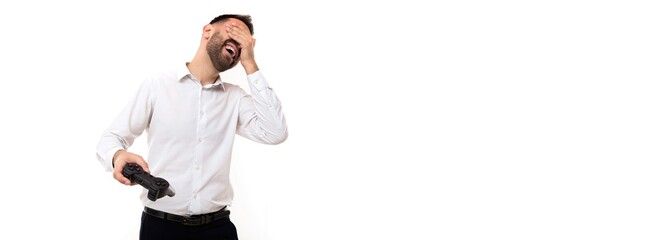 the man with the joystick lost