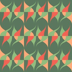 Simple abstract seamless pattern - accent for any surfaces.
