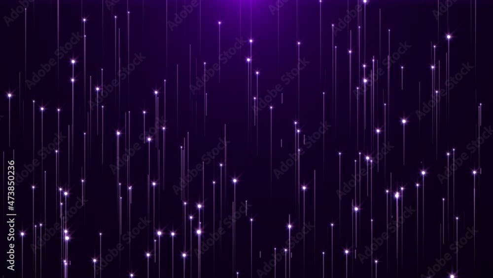 Poster particles dots and vertical lines go up from down