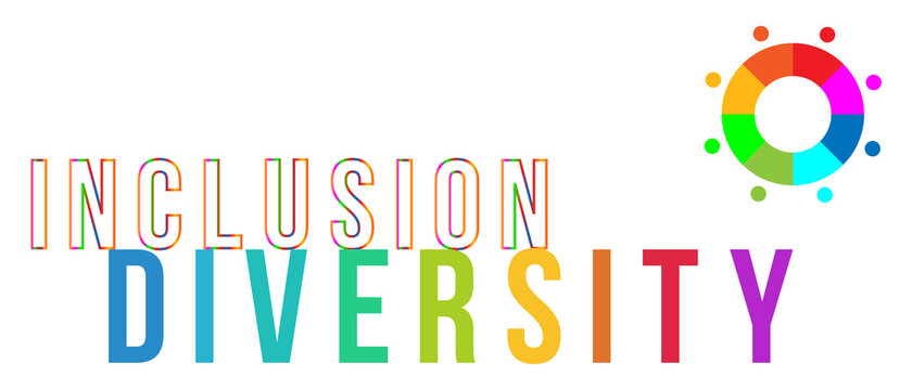 Inclusion And Diversity Infographic. Vector Illustration Isolated On White Background