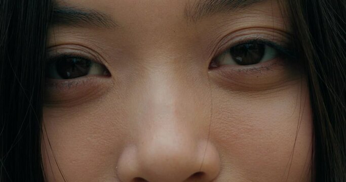 Close up of Different Woman's Eyes Different Ages and Nationality. Diverse Group of Female looking into camera Opens Beautiful Eyes. Concept of Equality, Race, Gender. Collage. Multi Ethnic Girls.