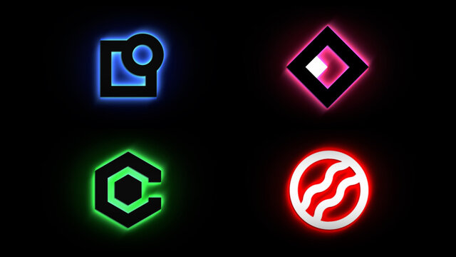 Backlight Neon Logo Reveal