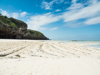 The southern shores of Zanzibar at low tide
