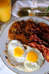 Sunny Side Up Eggs Bacon