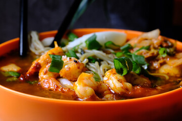 Korean Kimchi Shrimp Ramen