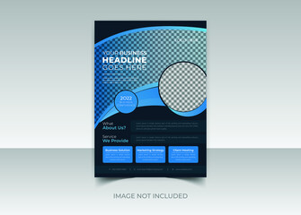 Business flyer layout template in A4 size. Modern Brochure template cover design, background, vector illustration, modern layout, Corporate business concept.