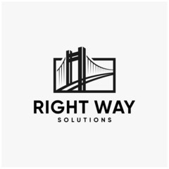 bridge consulting, solutions logo design inspirations