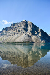 Fototapeta na wymiar Bow Lake Banff National Park Canada