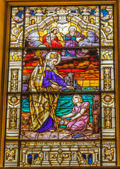 Saint Augustine Child Stained Glass Cathedral Saint Augustine Florida