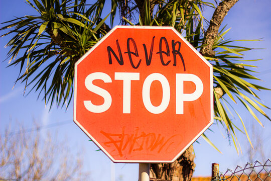 never stop