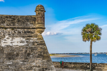 Castillo de San Marco First US Fort Eastern Waterway St Augustine Florida