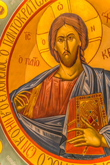 Jesus Christ Fresco  St Photios Greek Orthodox Shrine Saint Augustine Florida