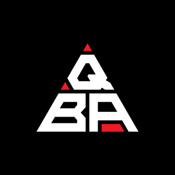 QBA triangle letter logo design with triangle shape. QBA triangle logo design monogram. QBA triangle vector logo template with red color. QBA triangular logo Simple, Elegant, and Luxurious Logo...