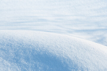 texture of cold winter snow