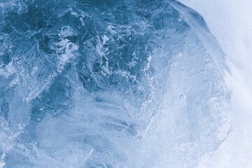 blue ice texture background
