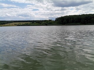 lake and clouds