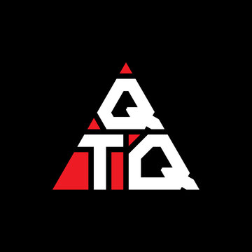 QTQ triangle letter logo design with triangle shape. QTQ triangle logo design monogram. QTQ triangle vector logo template with red color. QTQ triangular logo Simple, Elegant, and Luxurious Logo...