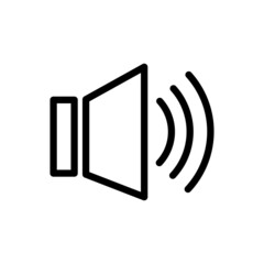 Simple of vector line icons. Pixel Perfect sound