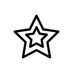 Obraz premium Simple of vector line icons. Pixel Perfect star