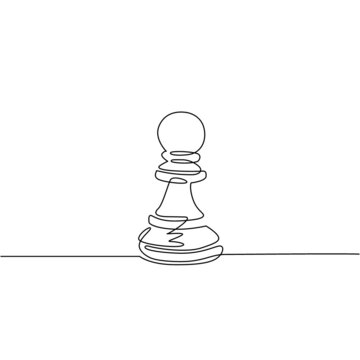 White Pawn Chess Piece - Vectorjunky - Free Vectors, Icons, Logos