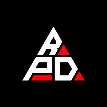 RPD triangle letter logo design with triangle shape. RPD triangle logo design monogram. RPD triangle vector logo template with red color. RPD triangular logo Simple, Elegant, and Luxurious Logo...