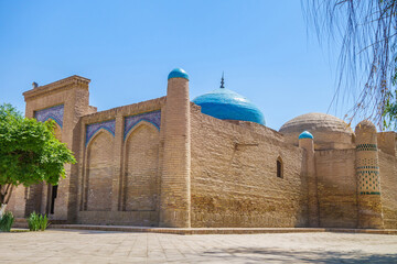Mausoleum complex Said Muhammad Mahiriy, Khiva, Uzbekistan. Khans from Kungrat dynasty buried here,...