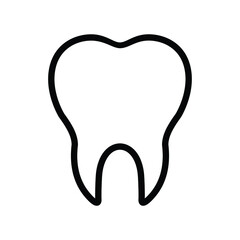 tooth isolated on white