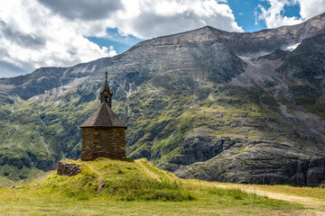 Small Chapel at the Grossglockner Mountain in the High Tauern National Park