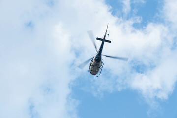 helicopter in action minas gerais police