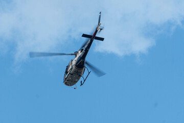 helicopter in action minas gerais police