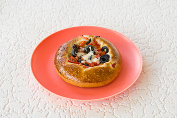 delicious pastries in a patisserie