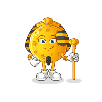 recommend clip art: Crescent moon ancient egypt cartoon. cartoon mascot vector