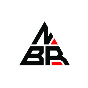 NBR triangle letter logo design with triangle shape. NBR triangle logo design monogram. NBR triangle vector logo template with red color. NBR triangular logo Simple, Elegant, and Luxurious Logo...
