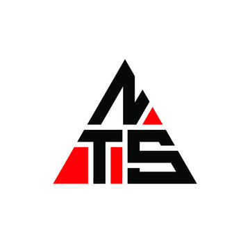NTS triangle letter logo design with triangle shape. NTS triangle logo design monogram. NTS triangle vector logo template with red color. NTS triangular logo Simple, Elegant, and Luxurious Logo...