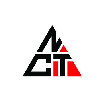 NCT triangle letter logo design with triangle shape. NCT triangle logo design monogram. NCT triangle vector logo template with red color. NCT triangular logo Simple, Elegant, and Luxurious Logo...