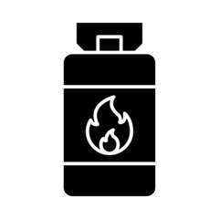 Gas cylinder icon