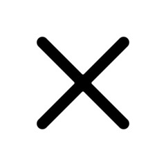 Cross x icon