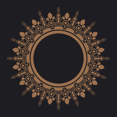 ornament pattern circle border design